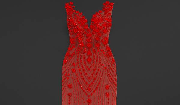 پنل لباس سنگ دوزی