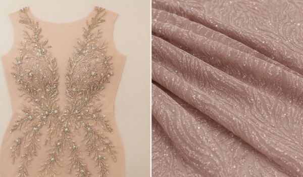 تفاوت پارچه لباس مجلسی و پنل لباس مجلسی